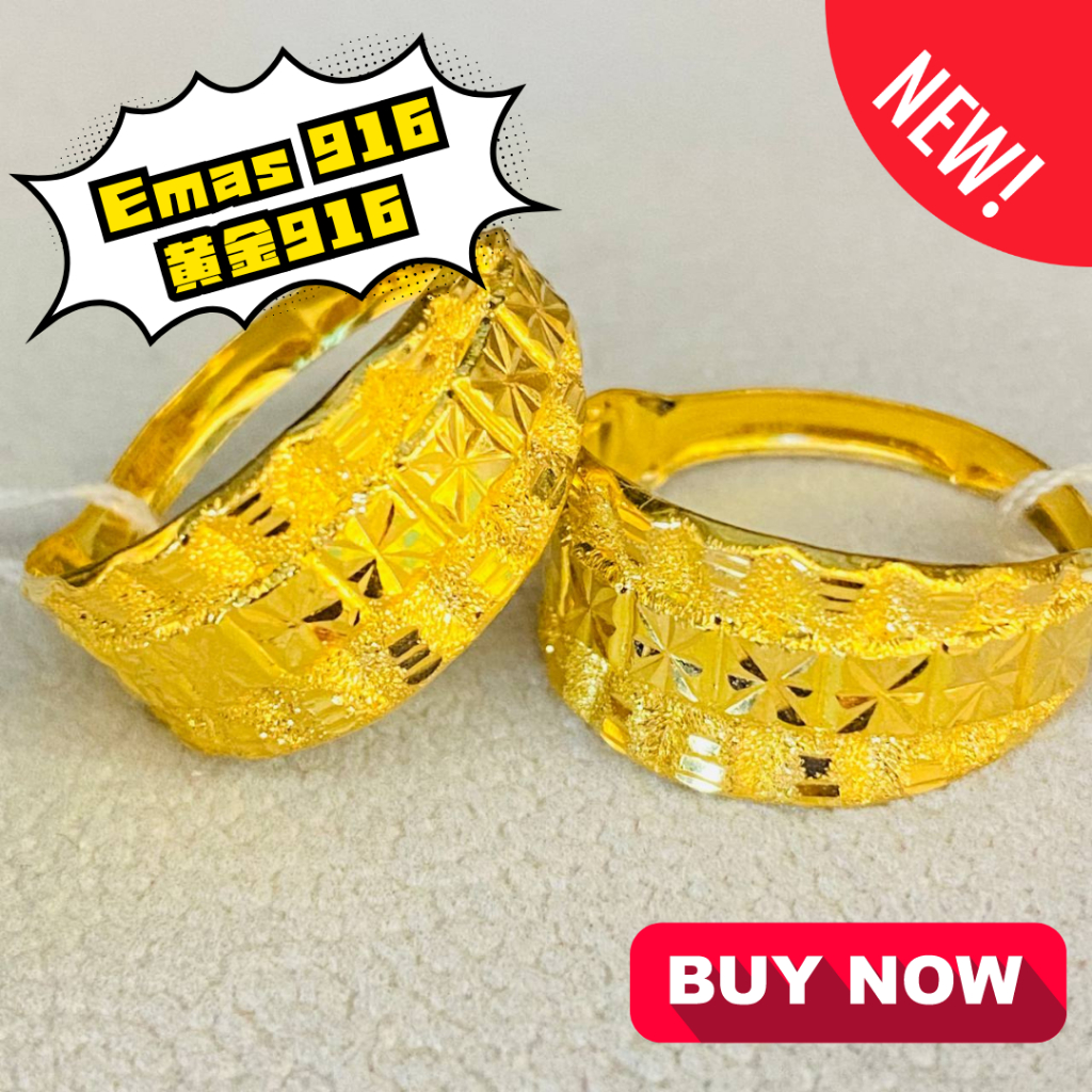 DR Cincin Design Rolex 劳力士款式戒指 /100%AUTHENTIC 916 EMAS (177866-1