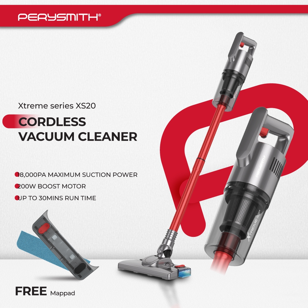 PerySmith Cordless Vacuum Cleaner Xtreme Series XS20 Shopee Malaysia