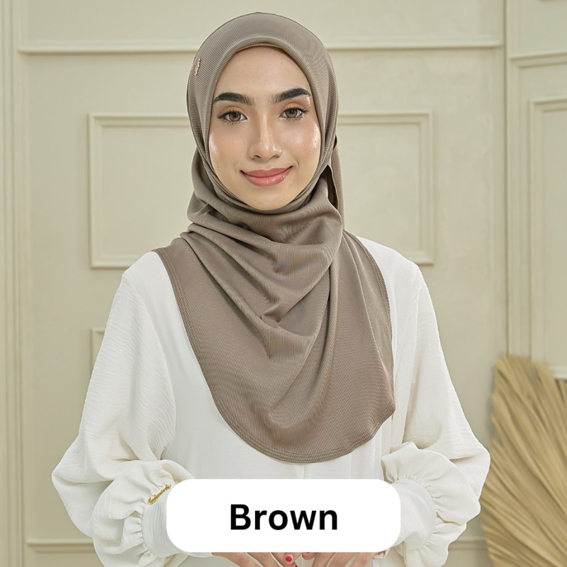 Instant Shawl Ameena Ironless - Manar Exclusive | Shopee Malaysia