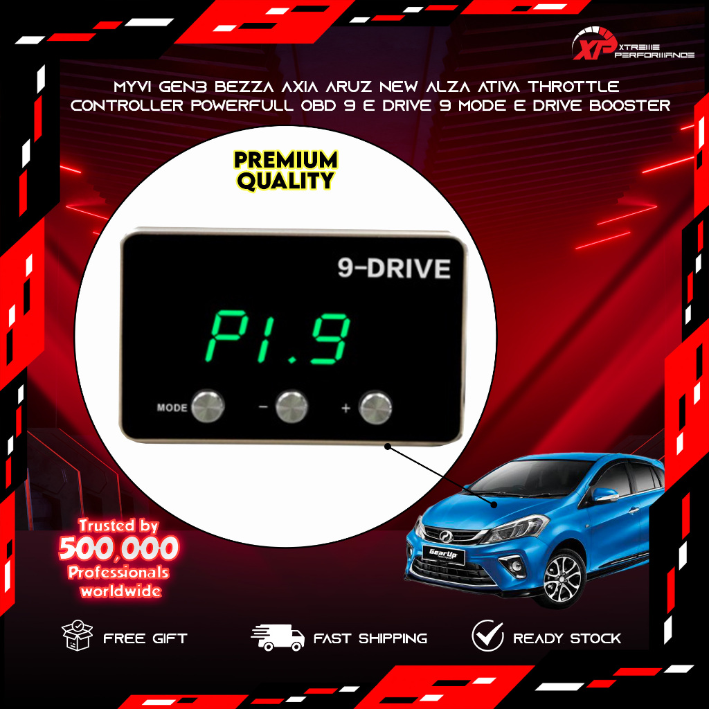 Myvi Gen3 Bezza Axia Aruz New Alza Ativa Throttle Controller Powerfull ...