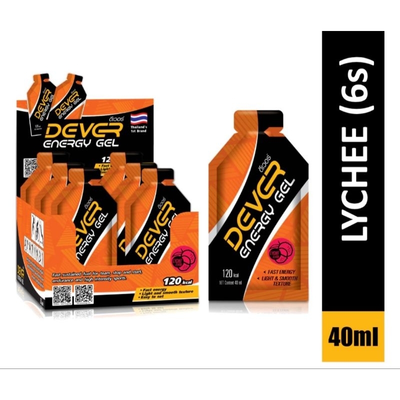 Dever Energy Gel 40ml (6packs) | Shopee Malaysia