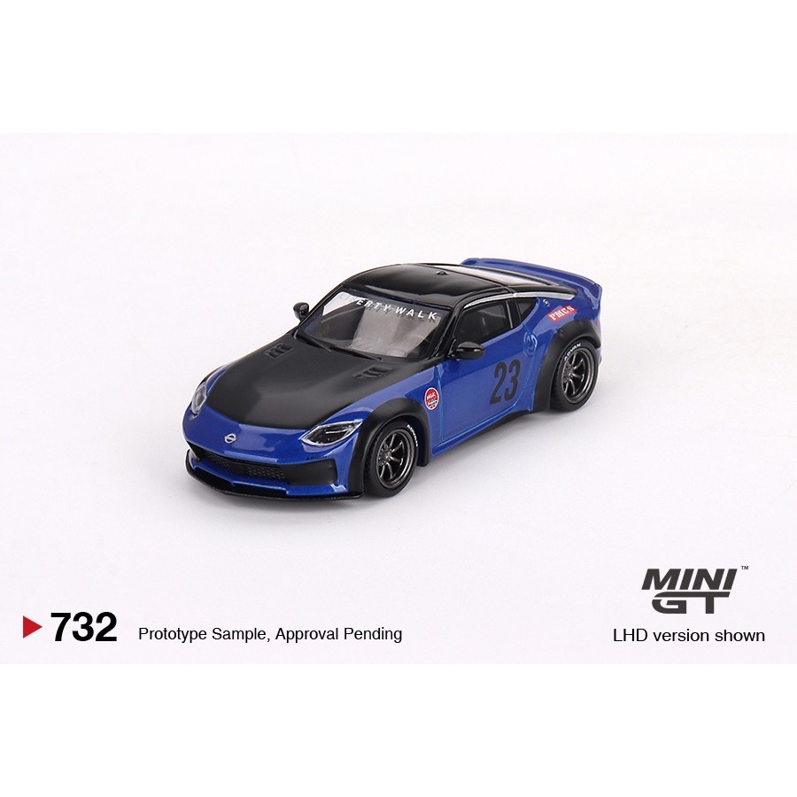 Mini Gt 1/64 DIecast Model Car - Nissan 400z LBWK Seiran Blue (MGT00732 ...