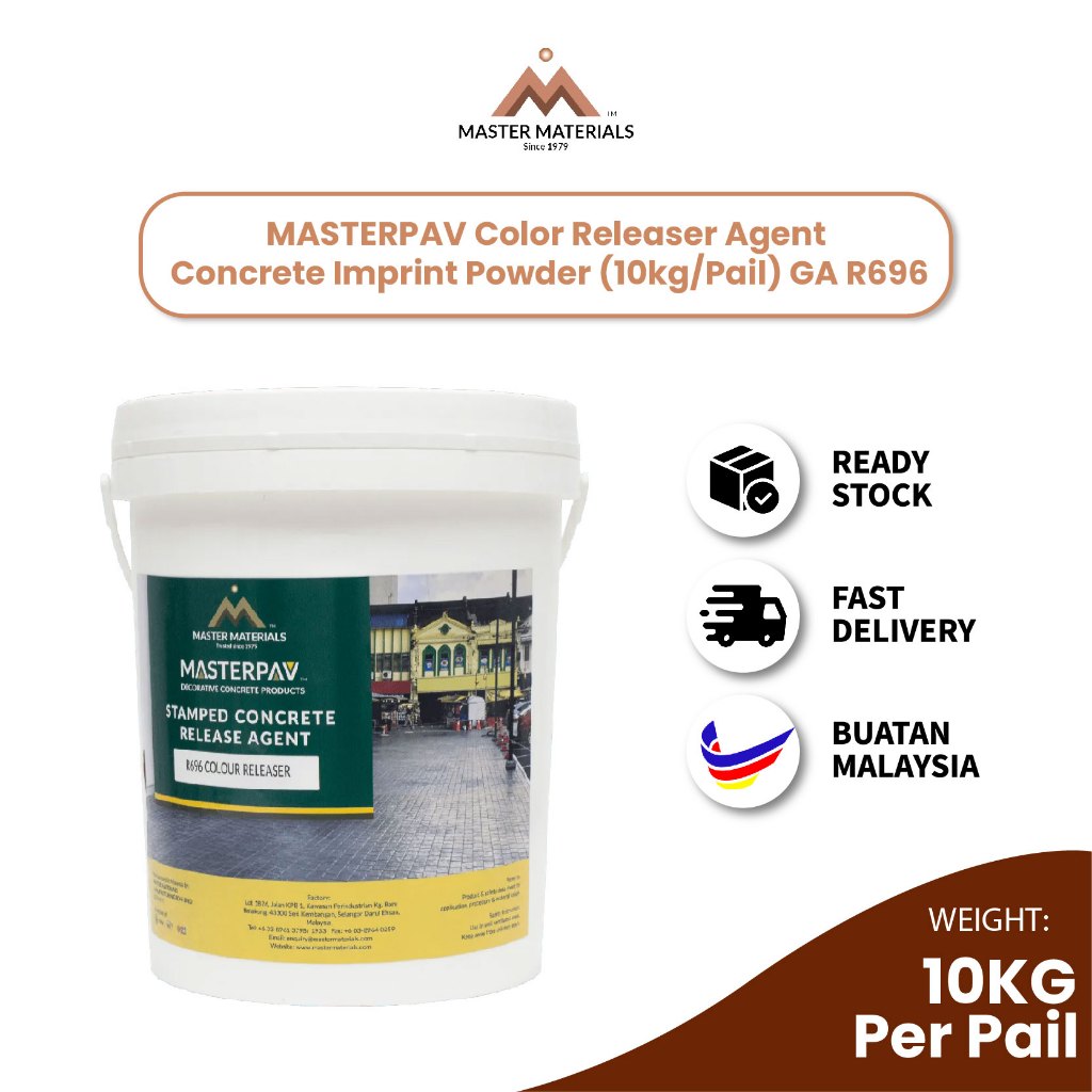 MASTERPAV Color Releaser Agent Concrete Imprint Powder (10kg/Pail) GA ...