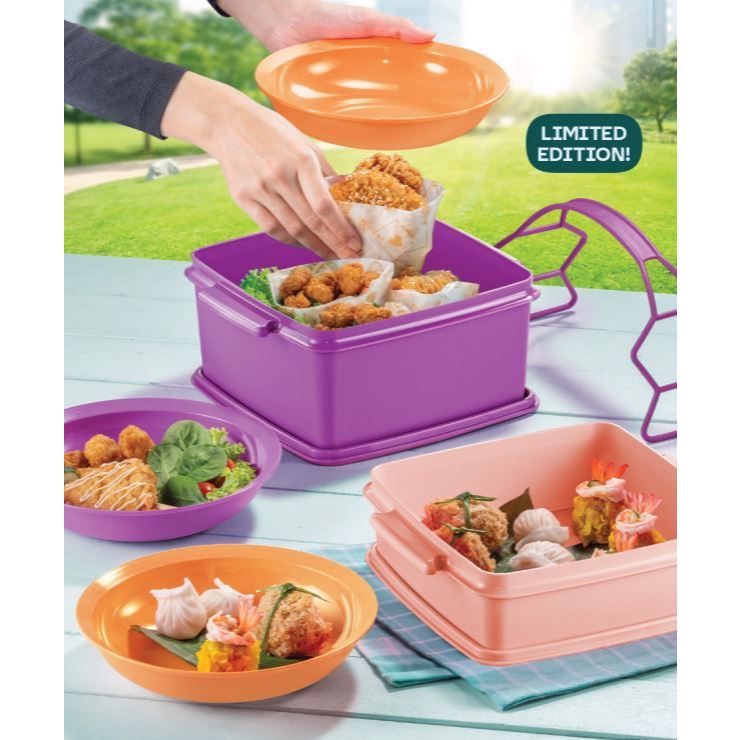 Tupperware Jumbo Goody Box with Cariolier (1 Set) | Shopee Malaysia
