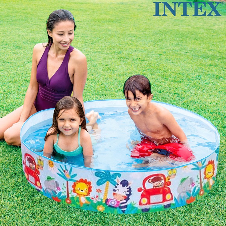 INTEX 58477 (NP28) Duckling Snapset Kids Swimming Pool Cute Cartoon ...