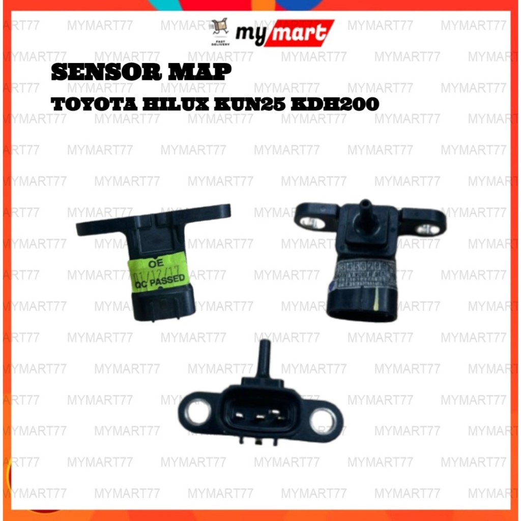 Toyota Hilux KUN25 KDH200 Map Sensor Mass Air Flow Sensor 89421-71020 ...