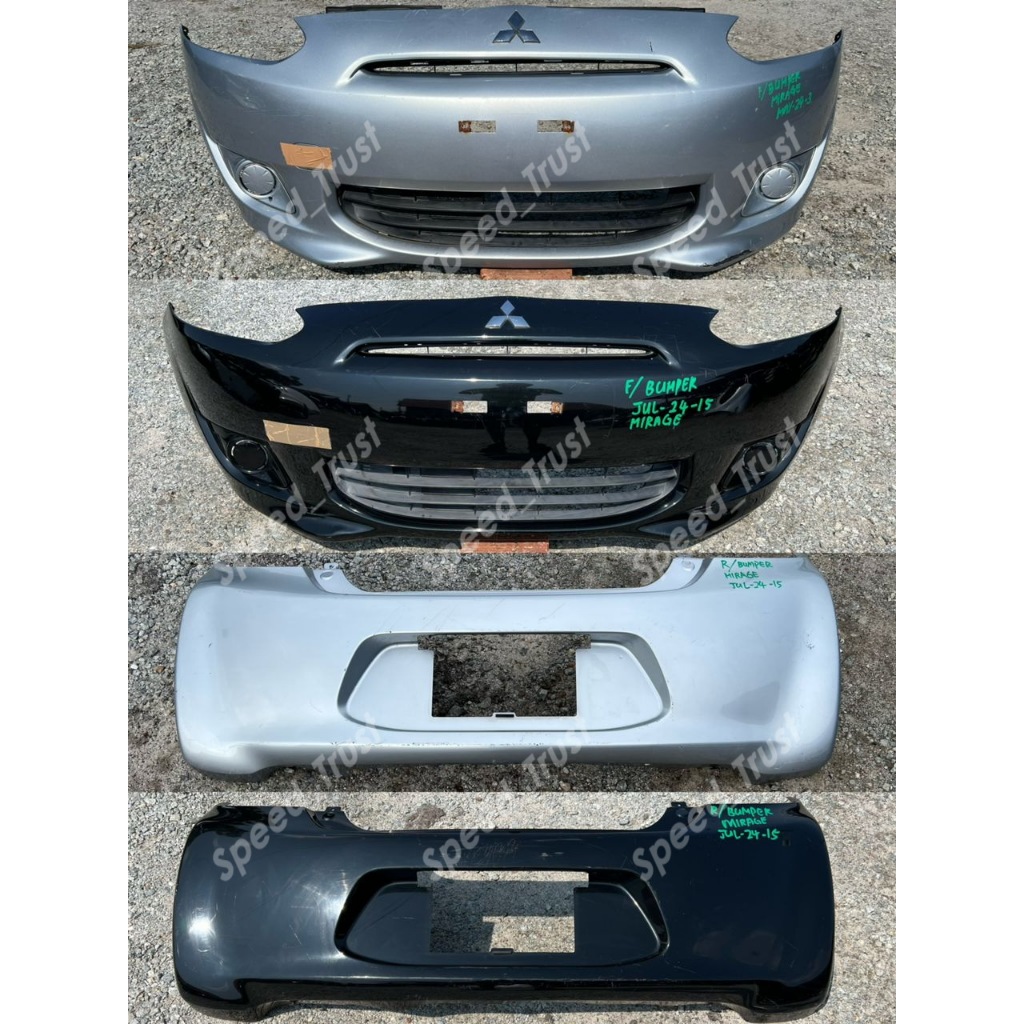 JDM USED Front Rear Bumper Depan Belakang Mitsubishi Mirage A03A A05A ...