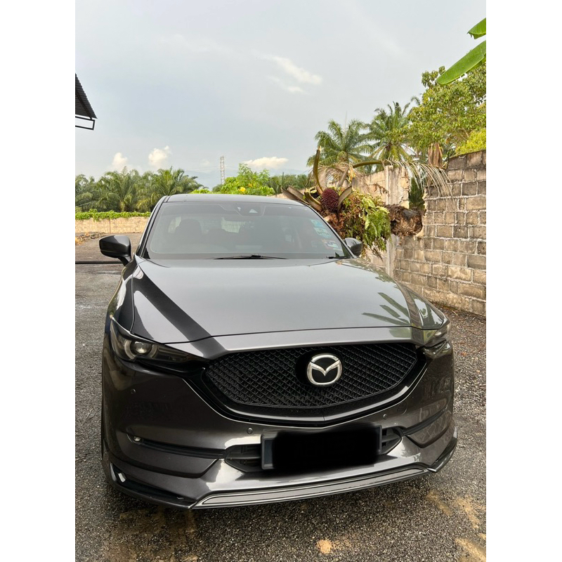 Mazda CX5 Front Crystal Emblem Logo CX5 Bumper Grill Strip Black