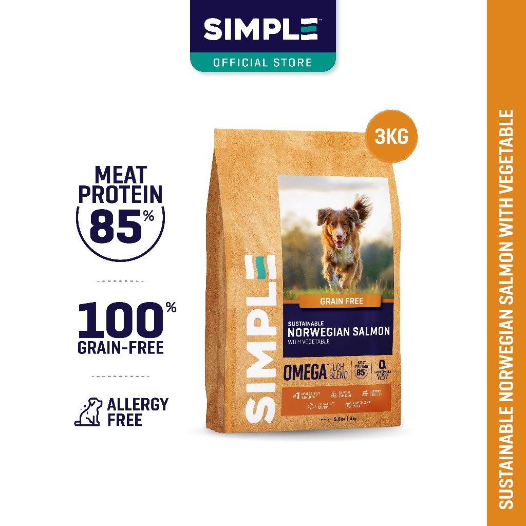 3KG SIMPLE Allergy Free Grain Free Premium Dry Dog Food Shopee Malaysia