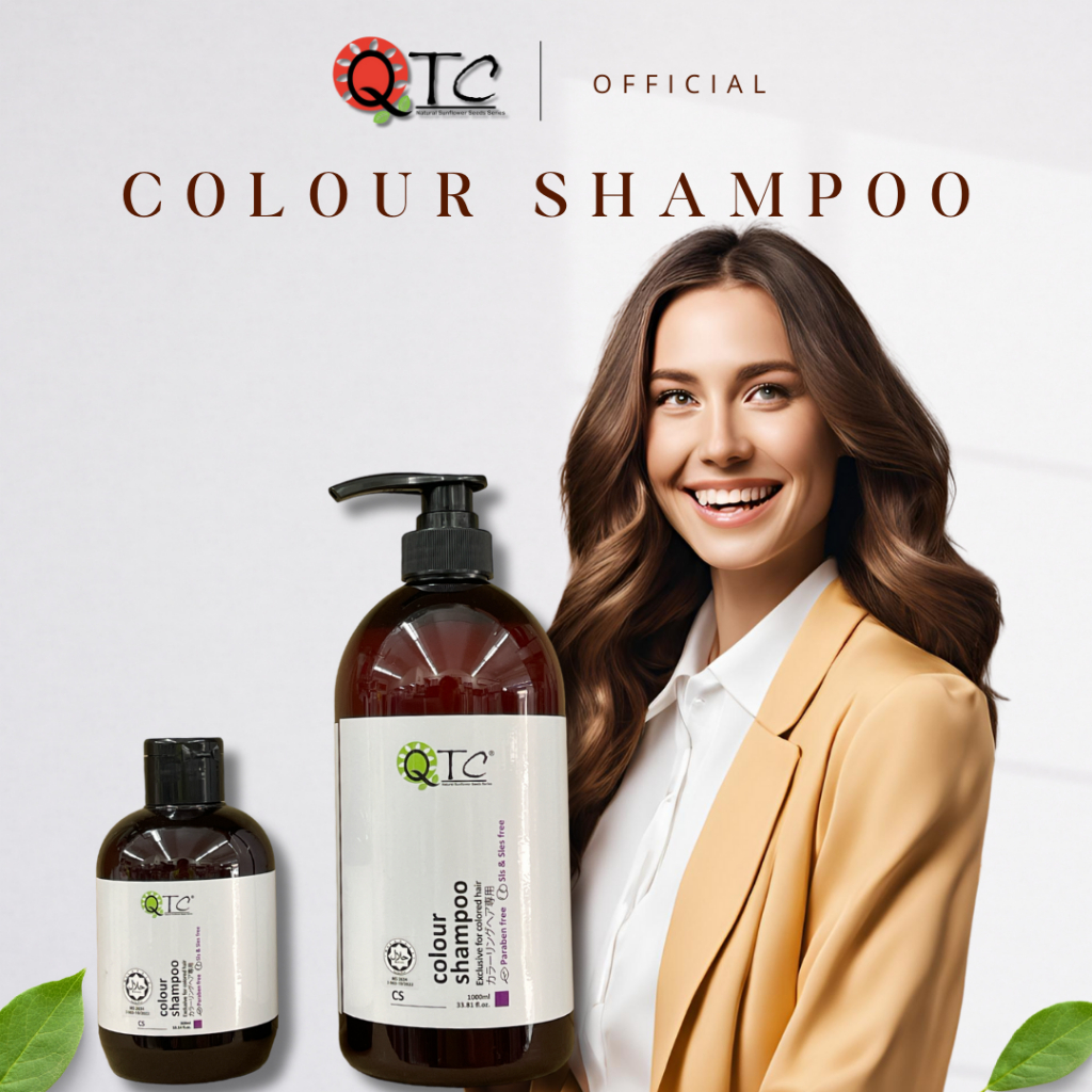 QTC Colour shampoo 护色洗发水 Syampu Warna -300ml/1000ml | Shopee Malaysia