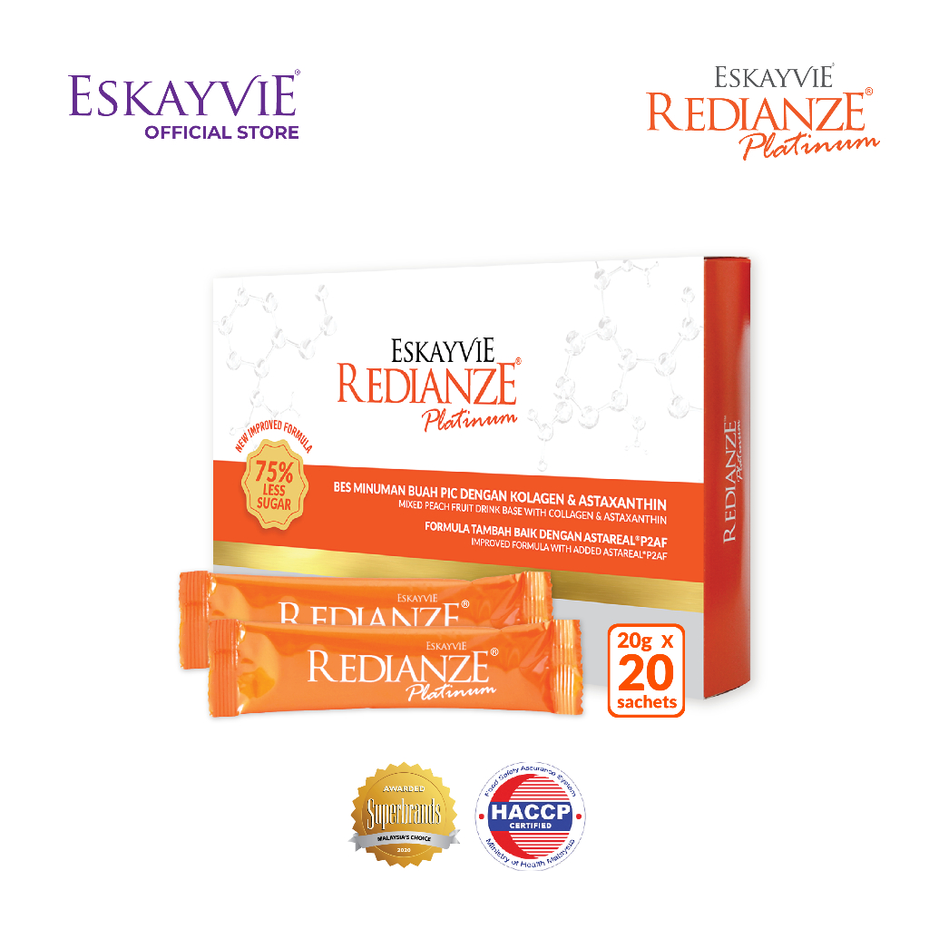 Eskayvie Redianze Platinum Less Sugar (20g x 20 sachets) | Shopee Malaysia