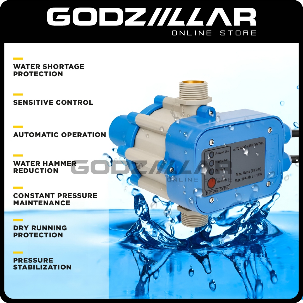 (1.5hp) Sega Automatic Water Pump Pressure Controller 1100W Switch ...