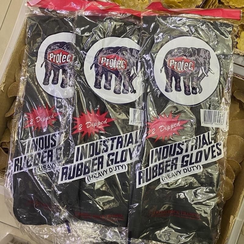 SARUNG TANGAN GETAH @ RUBBER HAND GLOVE _ 1 PACK (12 PAIR / 12 PASANG ...