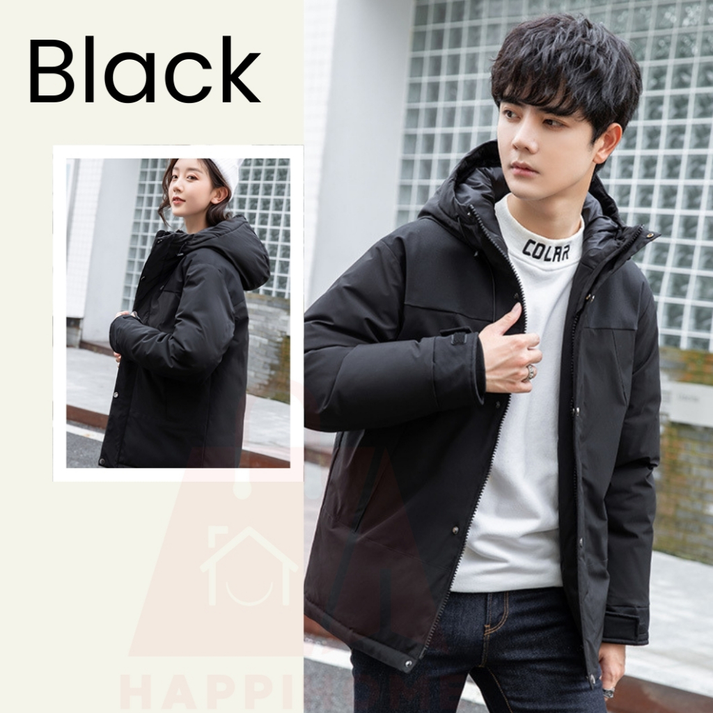 Winter Jacket Men Woman Down Parka Warm Windbreaker Lightweight Windproof Puffer Jacket Baju Sejuk Lelaki Winter Jacket Shopee Malaysia