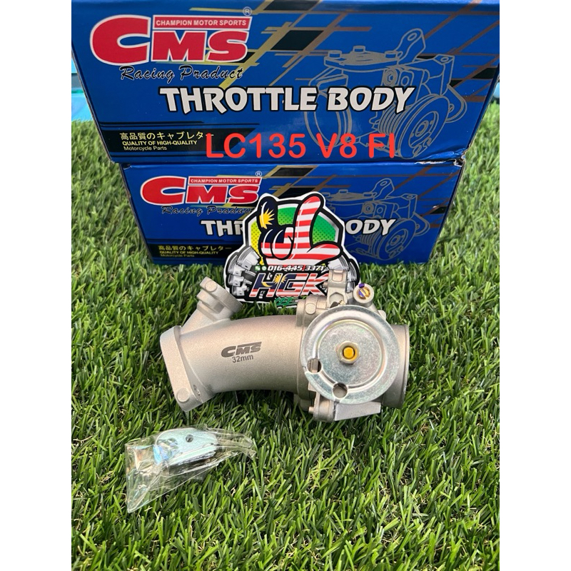 CMS RACING THROTTLE BODY YAMAHA LC135 32mm 34mm 36mm 38mm 40mm 42mm LC ...