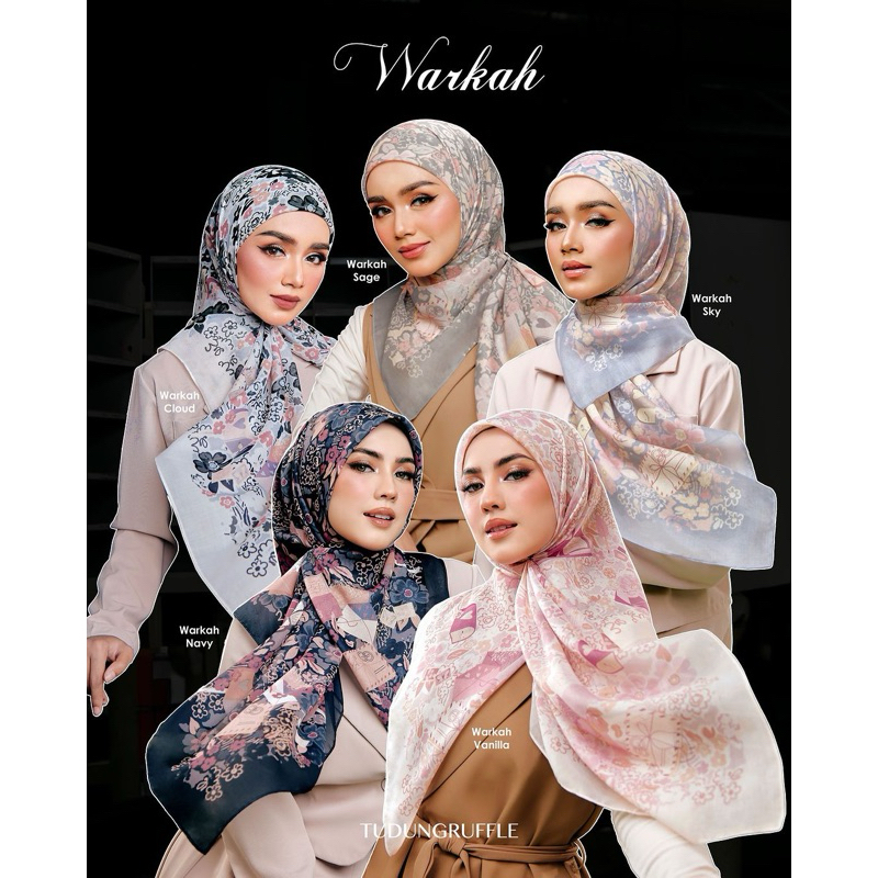 NEW RELEASE 🔥 TUDUNG RUFFLE BLACK LABEL WITH FREE GIFT 🎁 | Shopee Malaysia