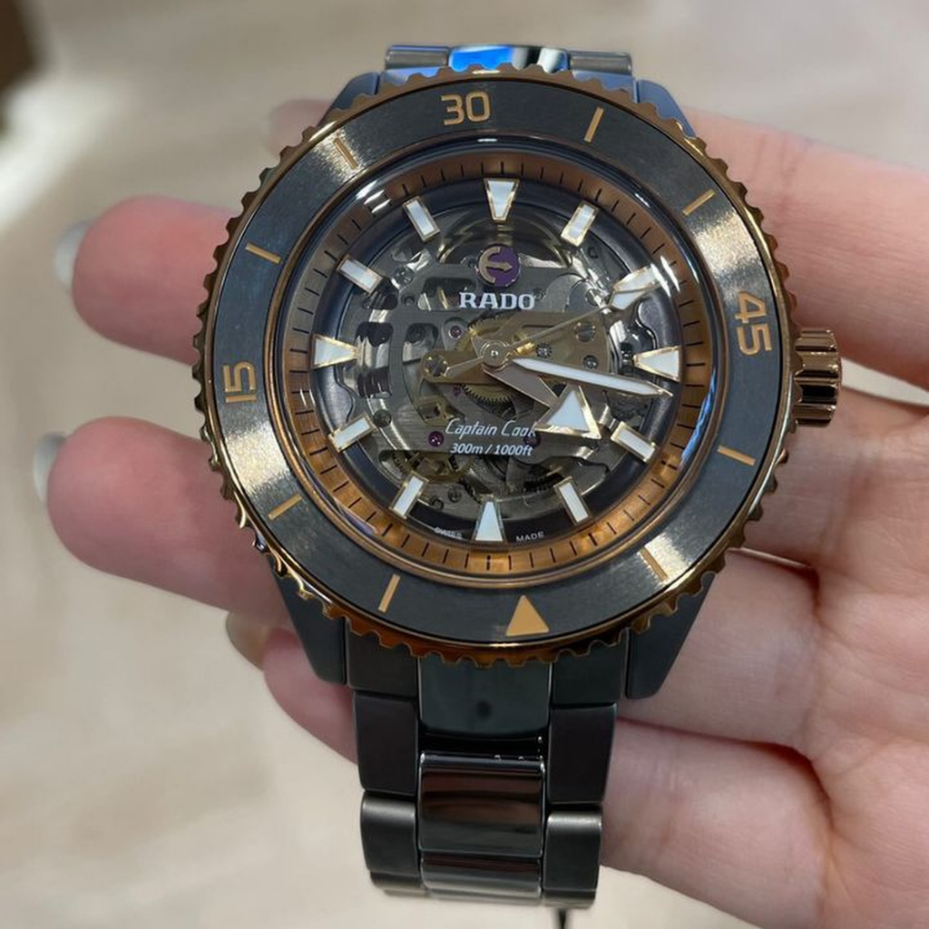 Rado Captain Cook High-Tech Ceramic Skeleton - 43mm | Shopee Malaysia