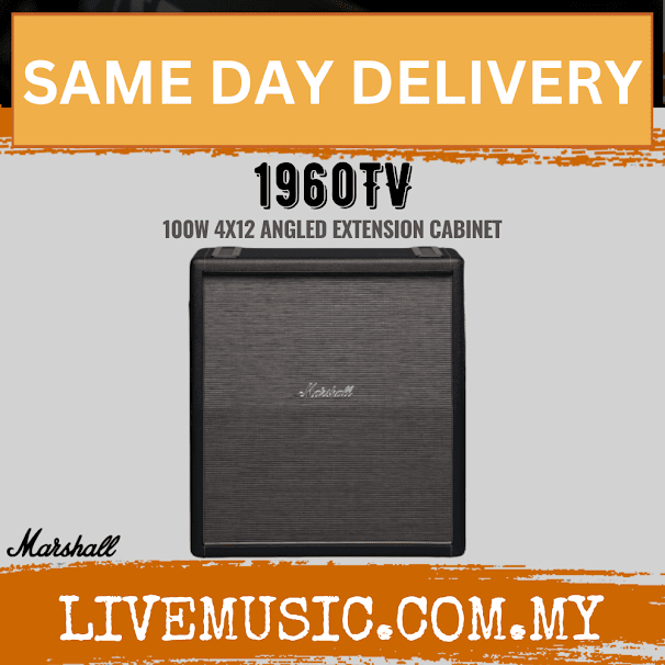 Marshall 1960TV-E 100W 4x12 Angled Extension Cabinet (1960-TV) | Shopee ...