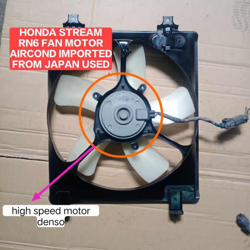 HONDA STREAM RN6/ FD 1.8 FAN MOTOR AIRCOND #custom JAPAN USED | Shopee ...
