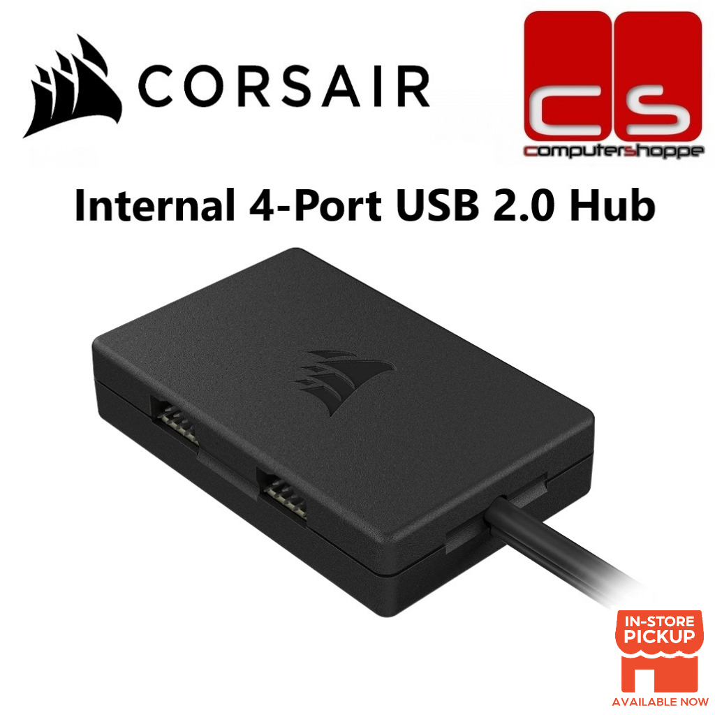Corsair internal 4 port usb 2 0 hub shopee malaysia