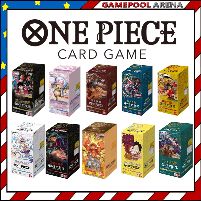 One Piece TCG Card Game Booster Box (24 Pack) [OP-01/OP-02/OP-03/OP-04 ...