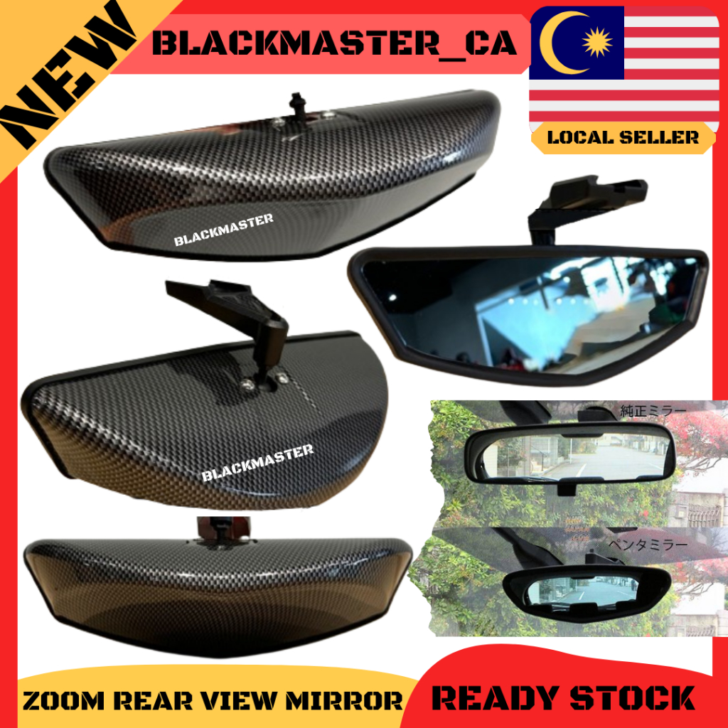 ZOOM PENTA REAR VIEW MIRROR🔥ReadyStock🔥Blue Screen Suction Jazz Vios ...