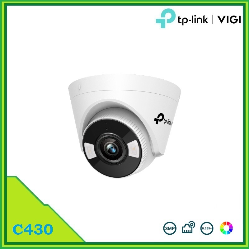 TP-Link VIGI C430 3MP Full-Color Turret Network Camera | Shopee Malaysia
