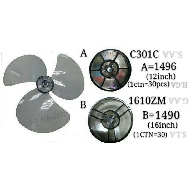 NIPPON MULTI FAN BLADE 16INCI SE-16F | Shopee Malaysia