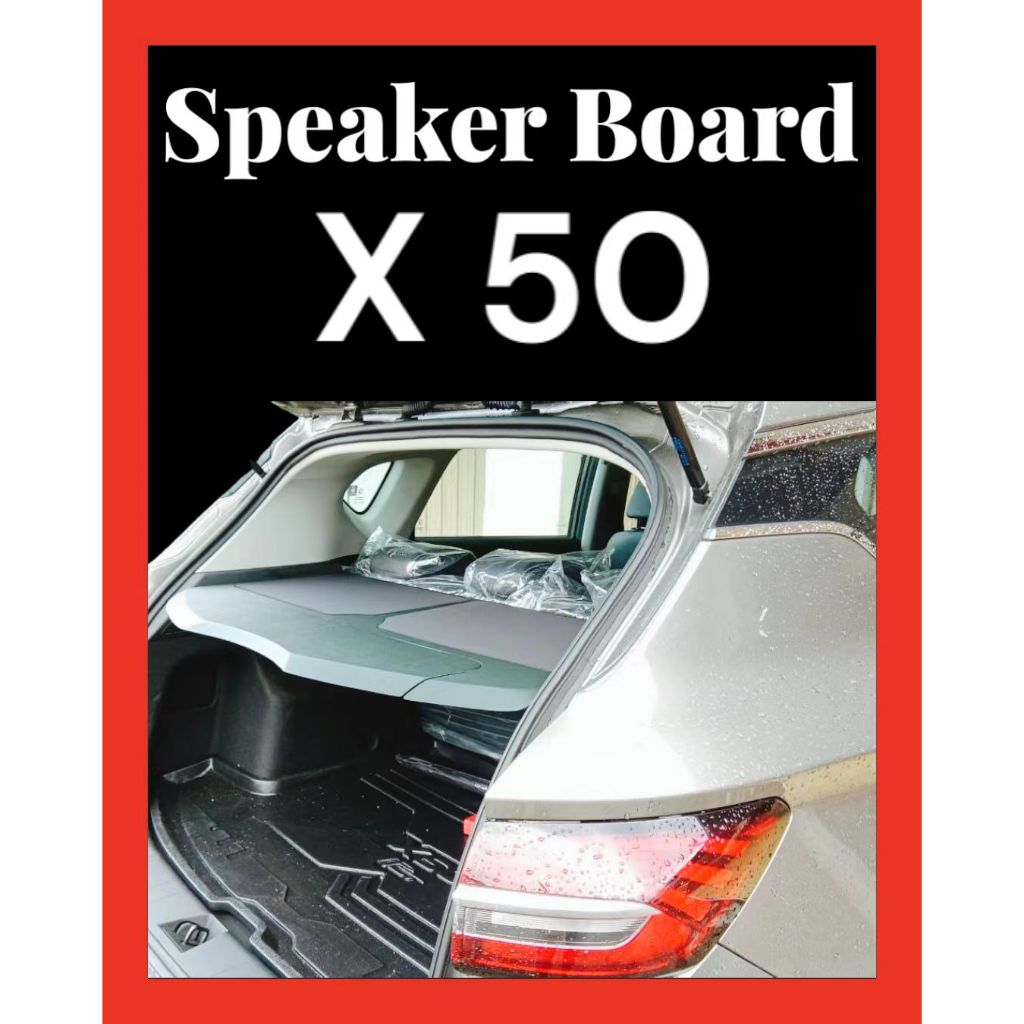 Proton X50 Custom Fit Grey PVC Leather Rear Top Speaker Board Car Acc ...