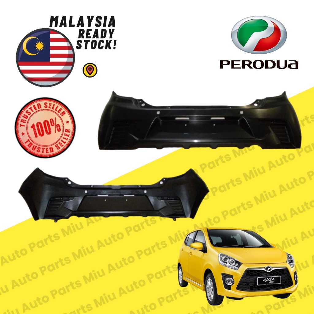 PERODUA AXIA SE 2014 REAR BUMPER | Shopee Malaysia