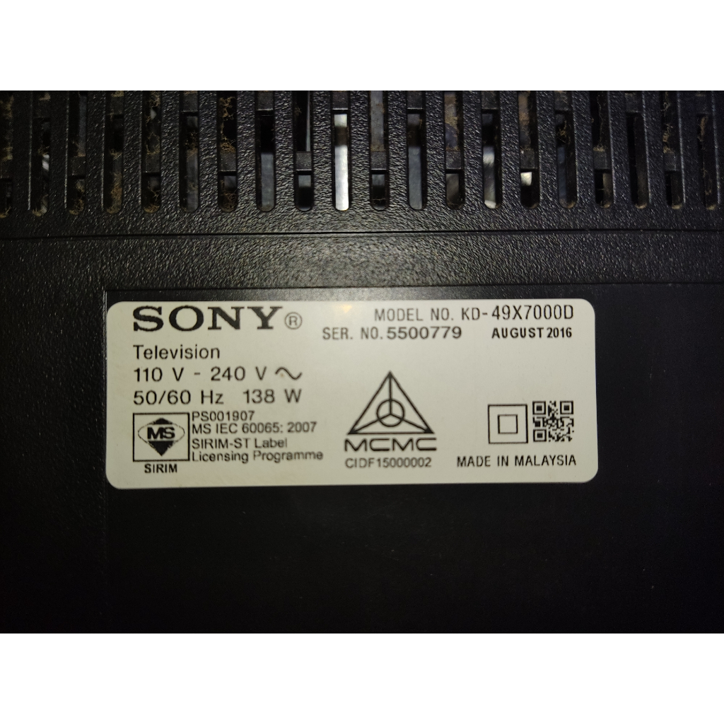 Striscia LED Retroilluminazione Per TV Sony KD-49X7000D KD-49X8005C (8 LED) - Foto 2