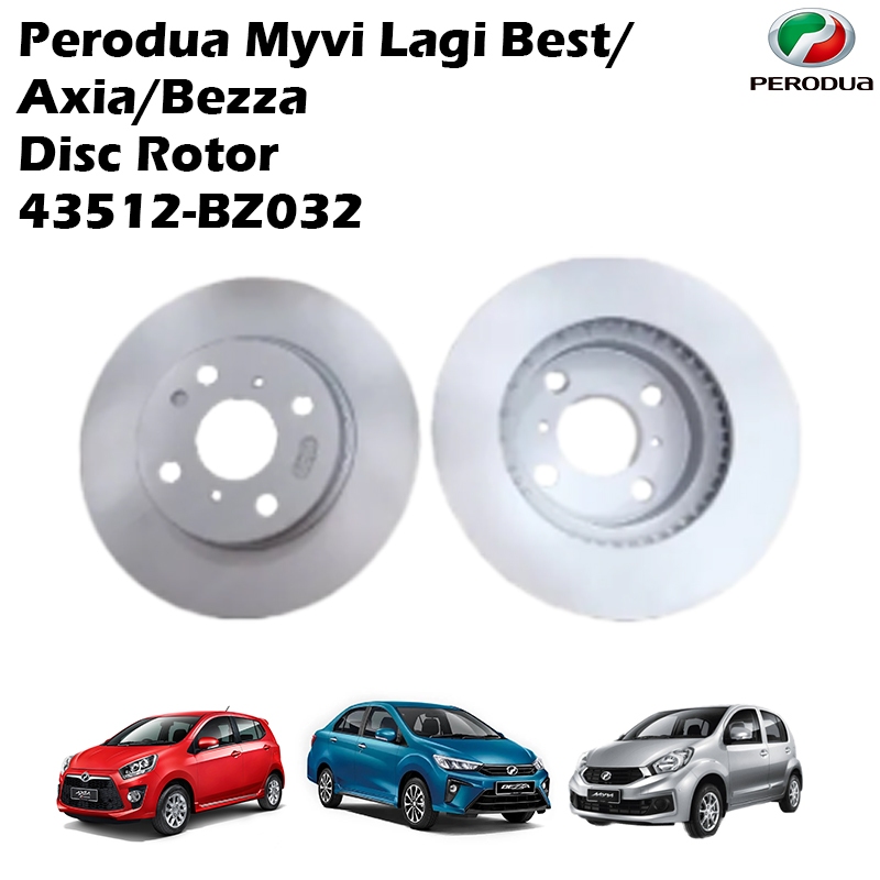 Perodua Myvi Lagi Best/Axia/Bezza Disc Rotor 43512-BZ032 | Shopee Malaysia
