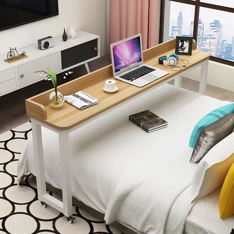 Computer desk bed desk home bedroom writing desk long cross bed table ...