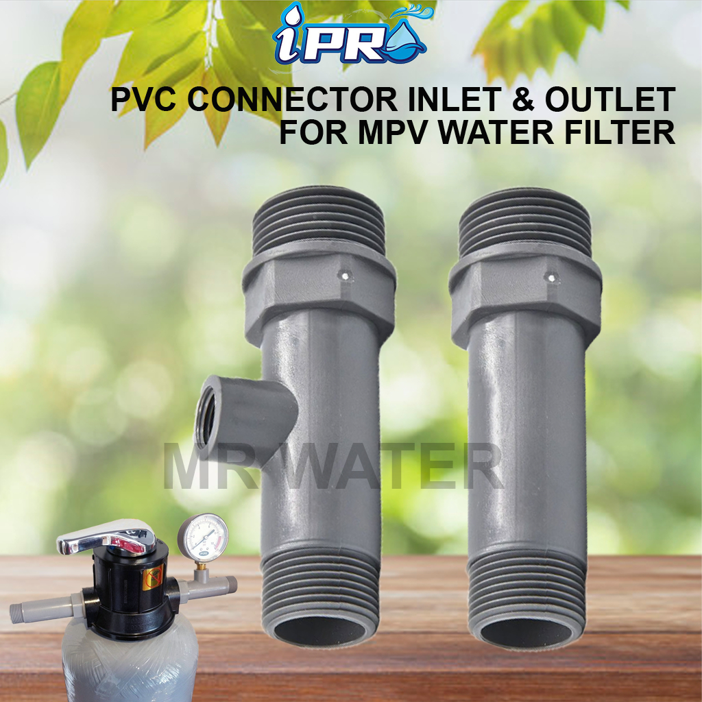 Inlet & Outlet PVC Connector Set For MPV Water Filter For Outdoor Sand ...