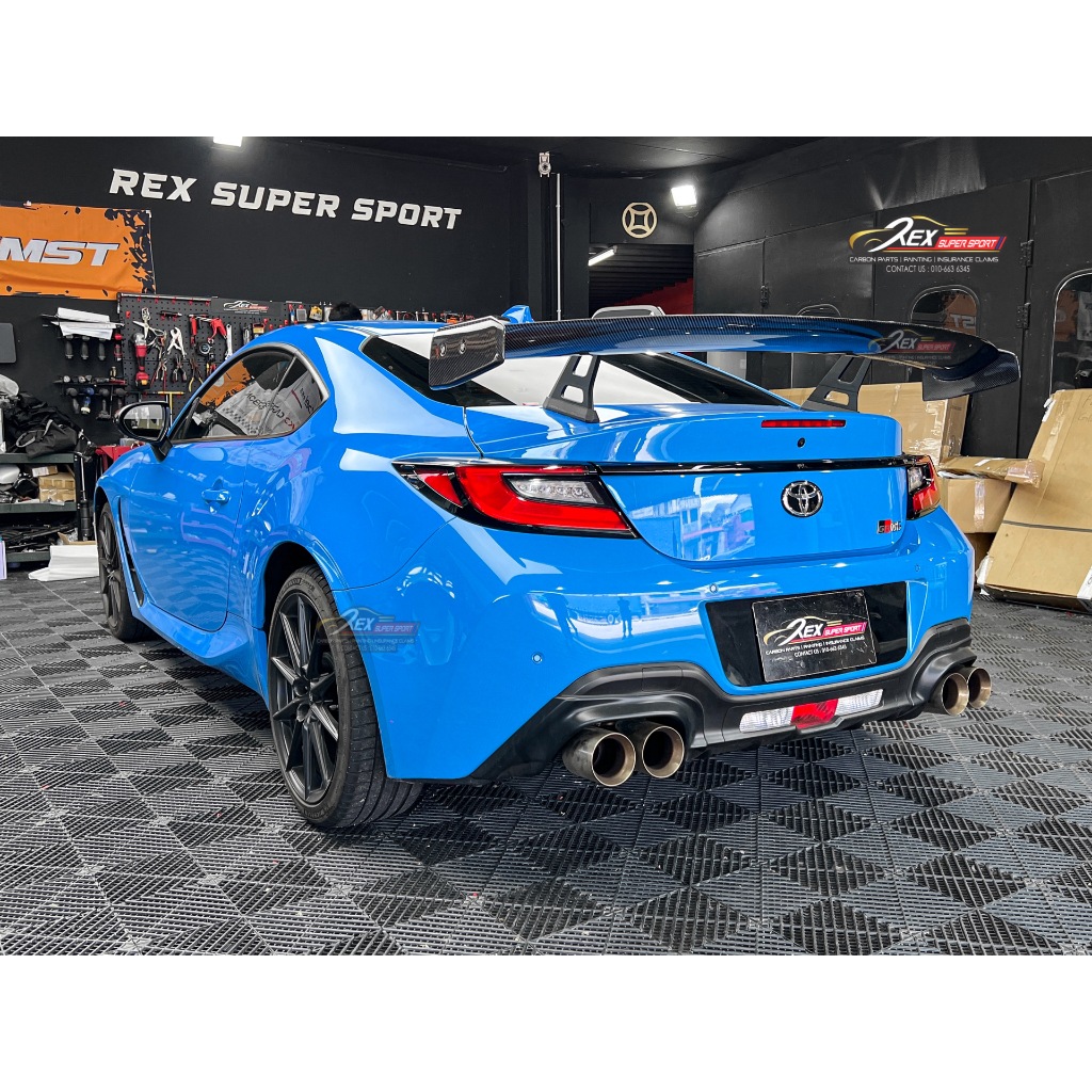 Toyota GR86 GT86 Rear Spoiler AD V2 Design GT Wings Real Forged ...