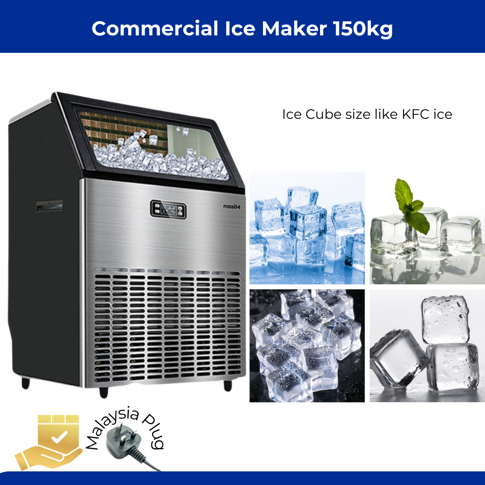 Commercial Ice Maker High Capacity 150kg/24H Ice cube Machine for ...
