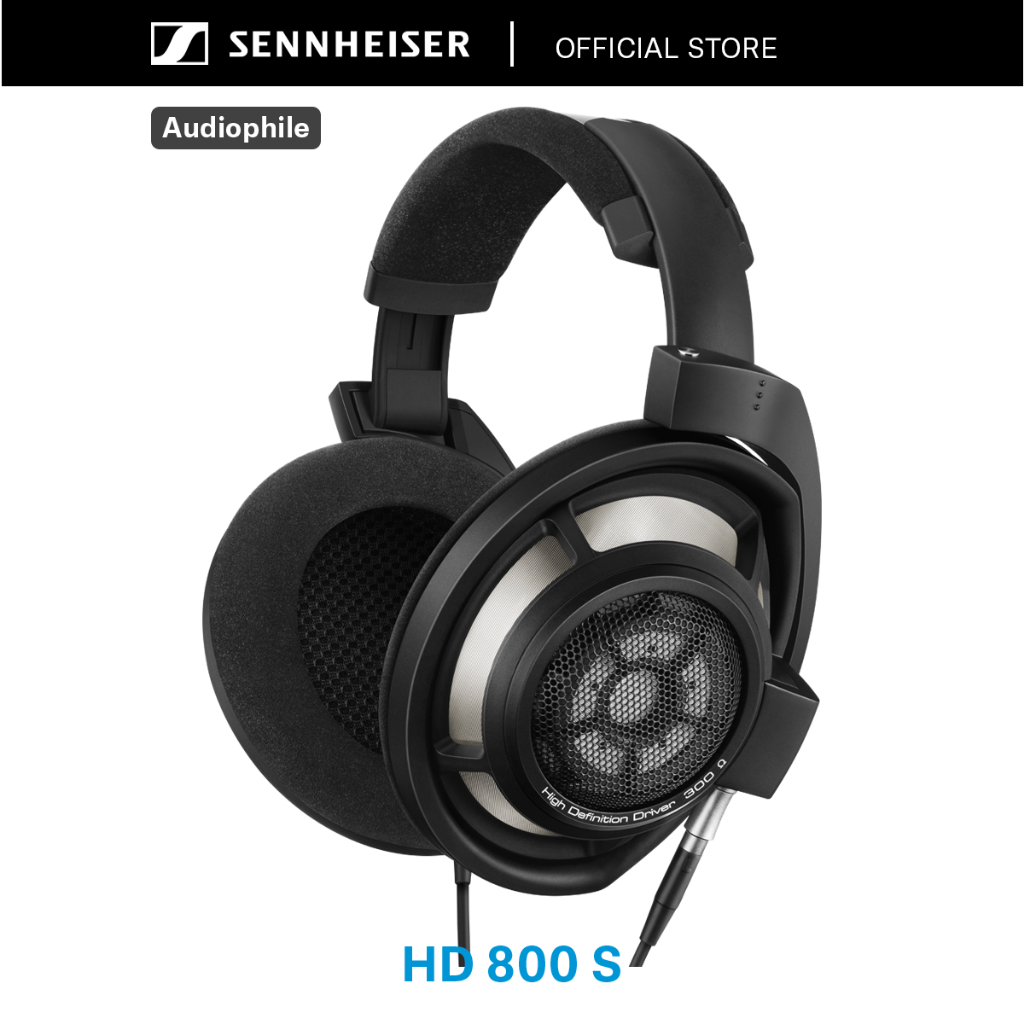 Sennheiser HD 800 S Audiophile Headphones Open Back 56mm Transducer 300 HD800S Shopee Malaysia