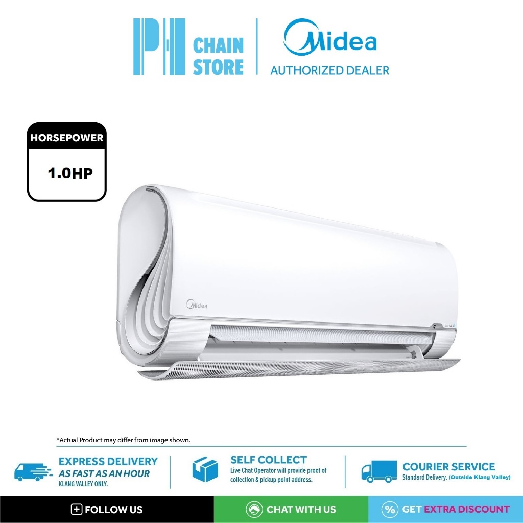 MIDEA MSFAAU-10CRFN8 MSFAAU13CRFN8 1.0HP - 1.5HP R32 PREMIUM INVERTER ...