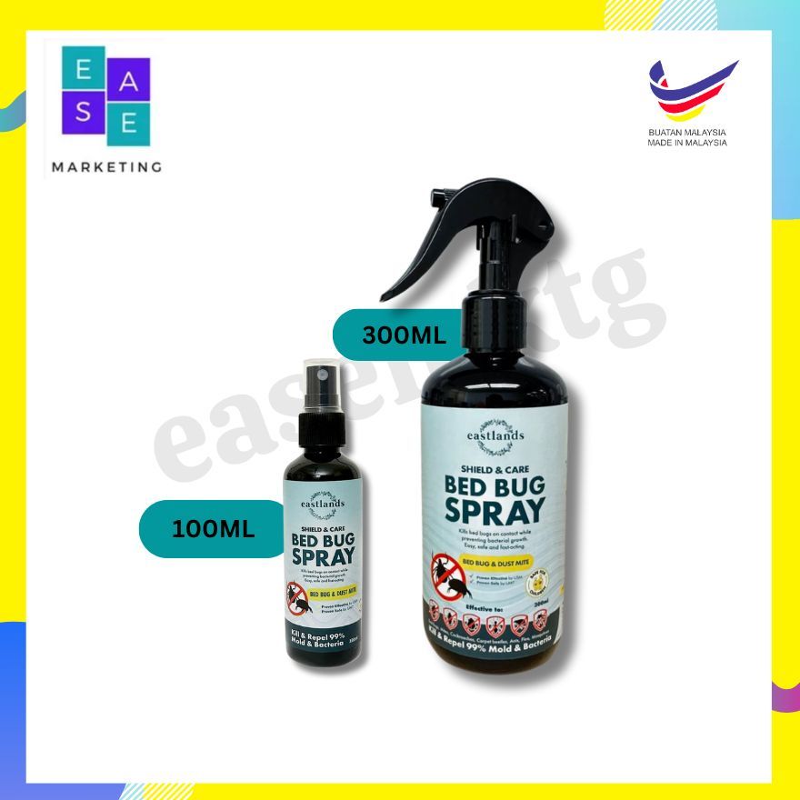 [NEW] Eastlands Shield & Care Bedbug Spray Dust Mite Control Natural ...