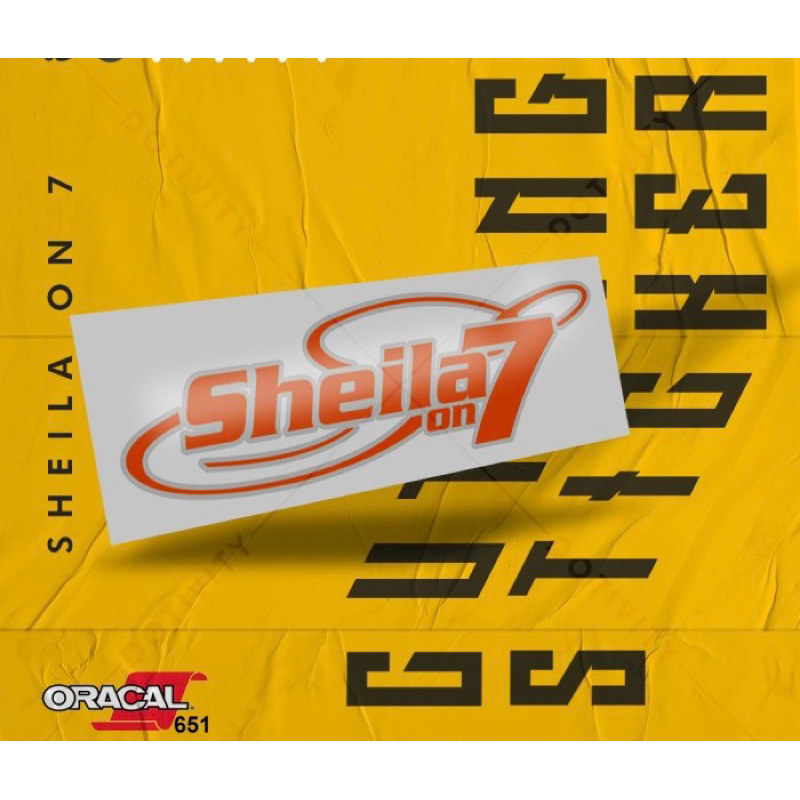 Sheila On 7 SO7 Vintage Logo Car Motor Premium Sticker Waterproof ...