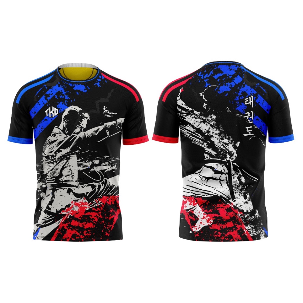 MASTERSMART T Shirts Sublimation TAEKWONDO WT ITF Sports Jersey