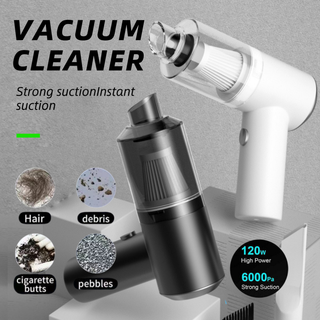 Powerful Wireless Portable Cleaning Machine Car Vacuum Cleaner Strong ...