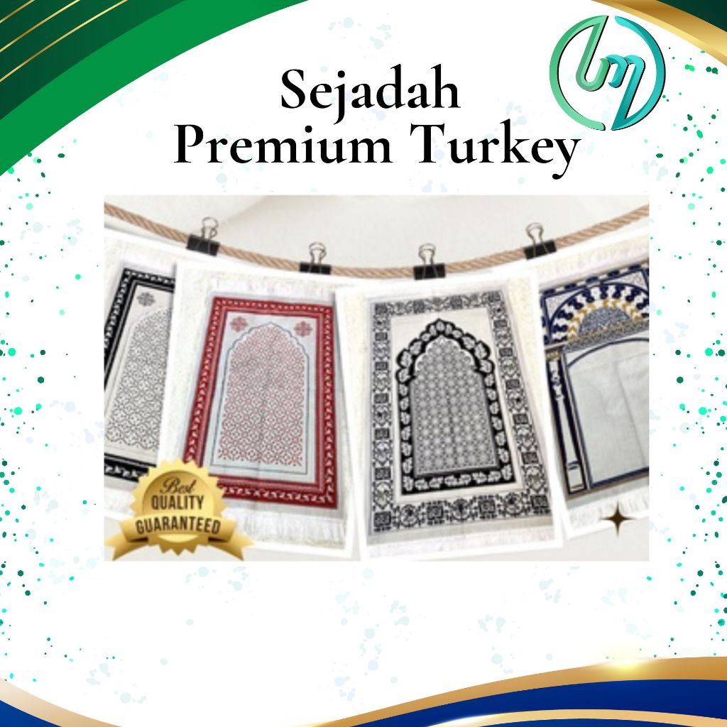 Sejadah Premium Turkey DESIGN UNIQUE | Shopee Malaysia