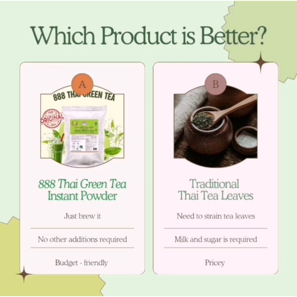 888 Thai Green Tea 650g (Viral Teh Tarik Sedap) | Shopee Malaysia