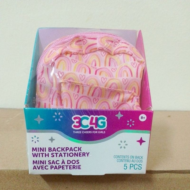Make It Real 3C4G Mini Backpack Keychain With Stationery Set (12044)  Fashion Stationery Accessories | Shopee Malaysia