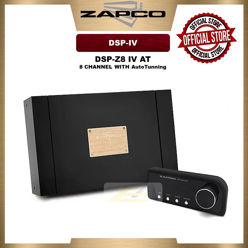 ZAPCO | Car Audio Standard Stand Alone DSP | 8 Ch DSP with AutoTunning ...