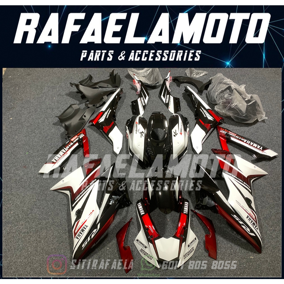 For YZF R15 V3 Full Coverset V2 Year 2018-2023 RACE Red | Shopee Malaysia
