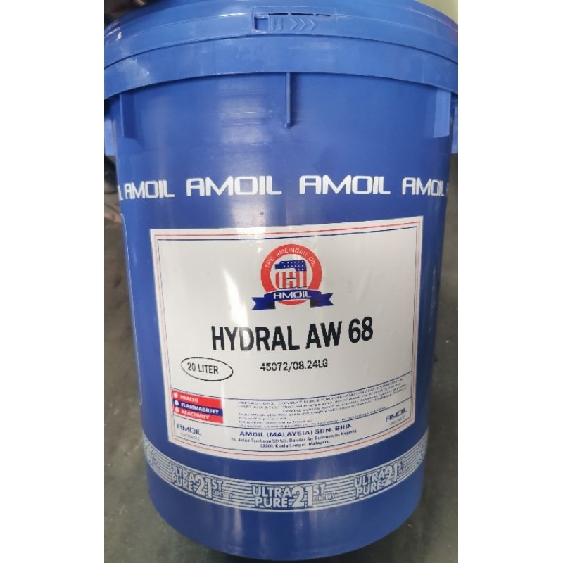 AW68 20 LITER HYDRAULIC OIL AMOIL LABRICANTS | Shopee Malaysia