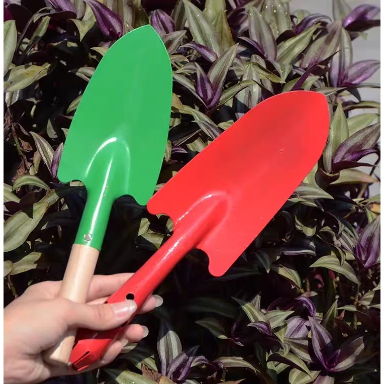 Garden Shovel Rake Spade Set Wooden Handle for Flowers Potted Outdoor ...