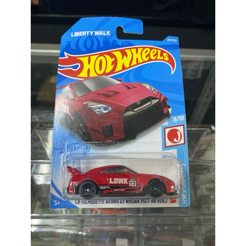 Hot Wheels LBWK Nissan GT R35GT-RR ver2 R35 Silhouette Red | Shopee ...